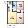 グラン六ツ川の間取り