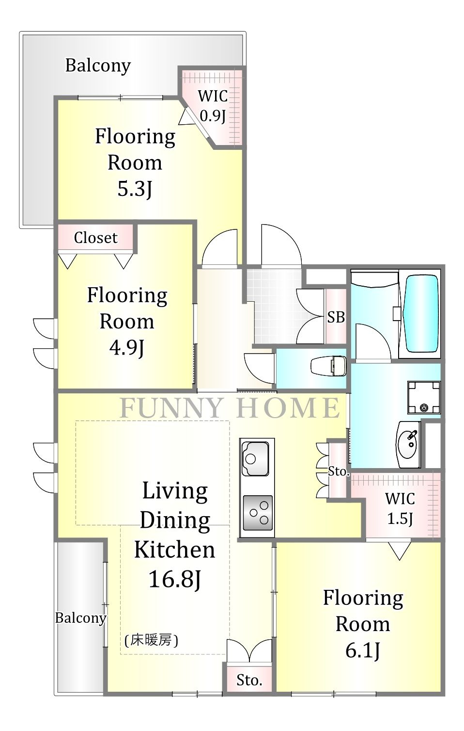 間取り：213132779387