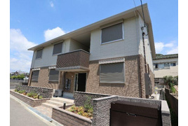 生駒市小明町のアパートの外観