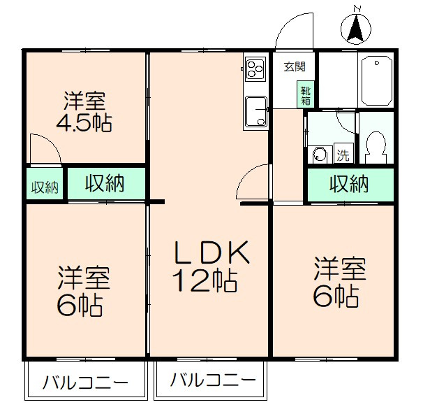 グリーンコーポ金田14号棟のイメージ