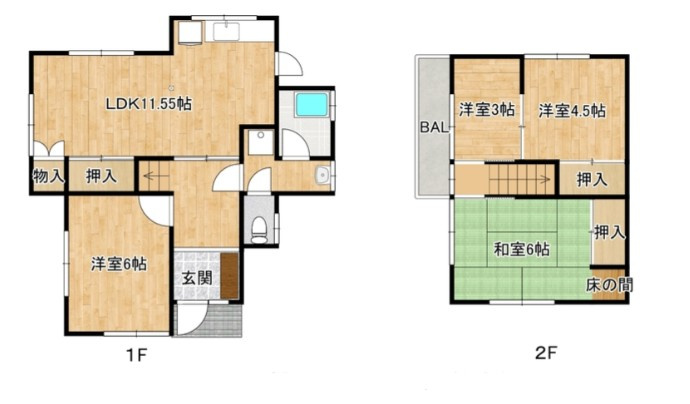 間取り：228059051697