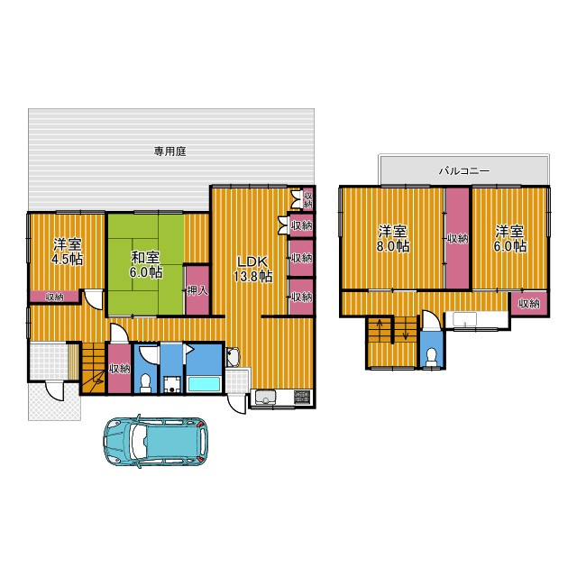 間取り：227102543788