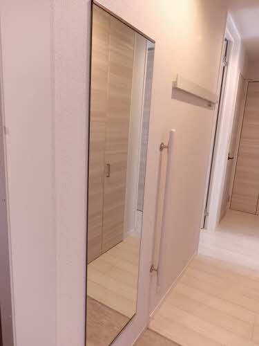 【シャーメゾンサンフォレスト　Ａ棟の玄関】