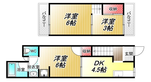 間取り：227100431658