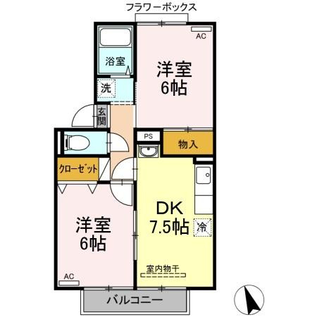 チェリータウン川東 B棟のイメージ