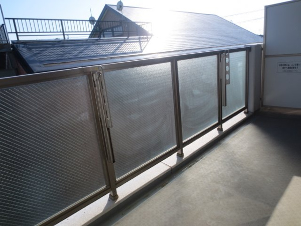 園生テクノプラザのバルコニー