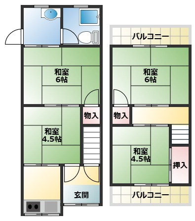 間取り：227101745843