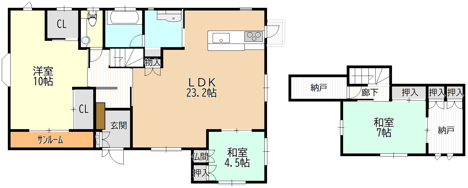 間取り：223040347265