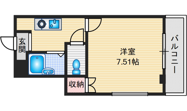 サンハイム松本の間取り