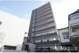 熊本市中央区坪井のマンションの外観