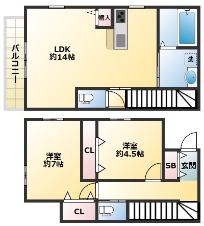 間取り：227102531625