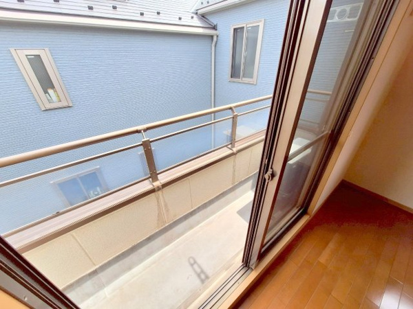 メゾンパールのバルコニー