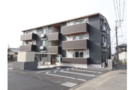 熊本市南区薄場のアパートの外観