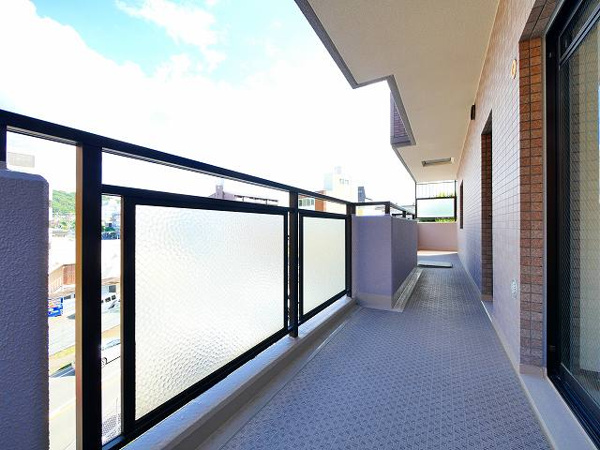 グリーンコーポ東生駒のバルコニー