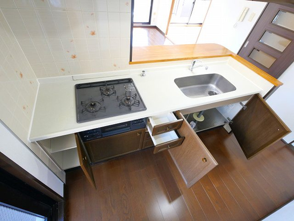 グリーンコーポ東生駒のキッチン