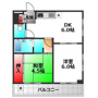 メゾン南花屋敷の間取り