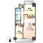S-RESIDENCE亀島駅前blazeの間取り