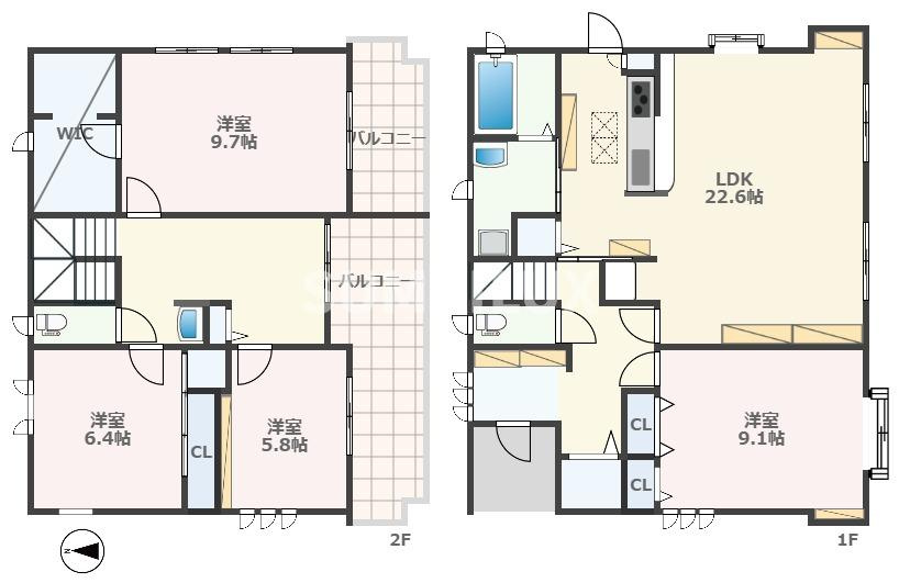 江津2丁目戸建貸家のイメージ