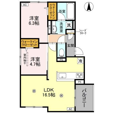 間取り：227100482942