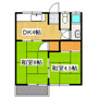 神戸市垂水区霞ケ丘のアパートの間取り