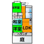 仲介手数料0円 メゾン晃梅の間取り