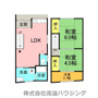 箕面市西小路4丁目テラスハウスの間取り