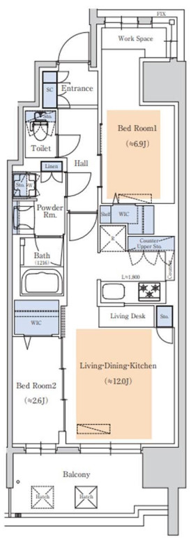 間取り：227098185486