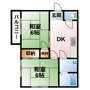 オリオンハイツB棟の間取り