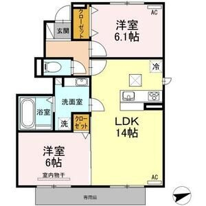 ウエストヒルズ岩崎台　A棟のイメージ