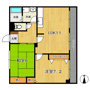 レイティー西大津3号館の間取り