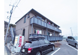 安芸郡坂町横浜中央のアパートの外観