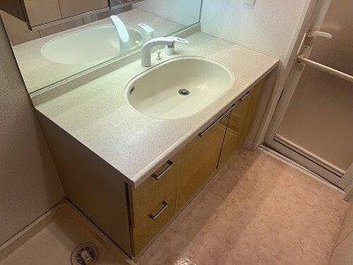 ライオンズマンション貝塚モリスの洗面所