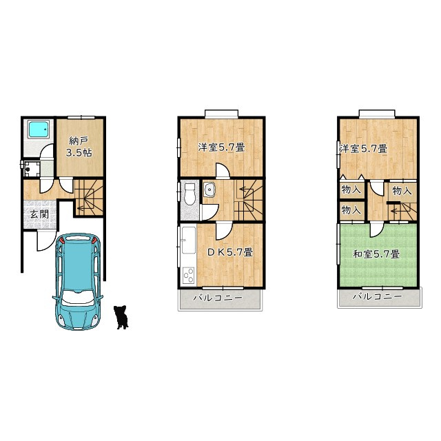 間取り：227102219264