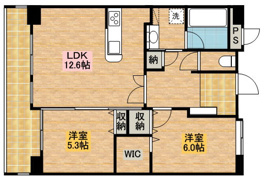 イーストガーデン峰の間取り