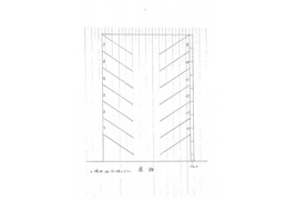 名古屋市西区野南町の駐車場の区画図