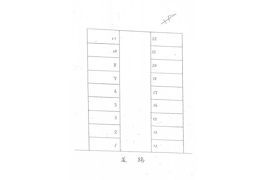 名古屋市西区あし原町の駐車場の区画図