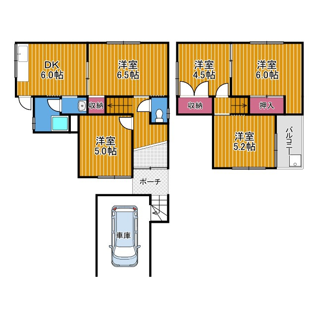 間取り：227100380458