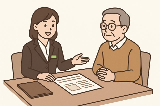 賃貸管理のご相談イラスト