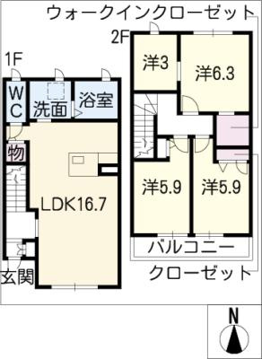 間取り：223040587578