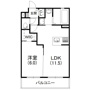 浜松市中央区植松町のマンションの間取り