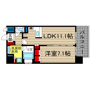 リーガル靭本町の間取り