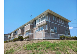 本宮市岩根のアパートの外観