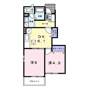 本宮市岩根のアパートの間取り