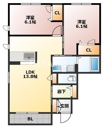 間取り：242001956326