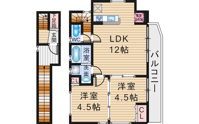 間取り：227105275747