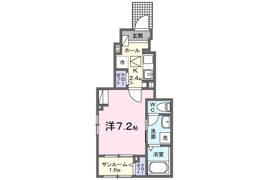旭テラスＮＩの間取り