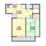 堀ハイツ２の間取り