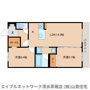 静岡市清水区松原町のマンションの間取り
