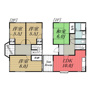 茂原市法目戸建の間取り