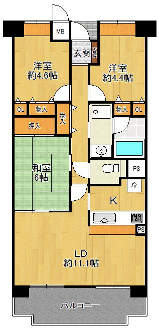 西宮市甲子園四番町&nbsp;5階建&nbsp;築27年のイメージ